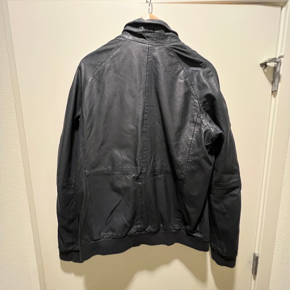 Men’s Scotch and Soda Leather jacket, size large - Picture 6 of 9